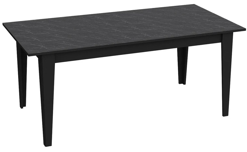 Masă sufragerie Poppy 5 (pentru 8 persoane) (Negru) . 1102472