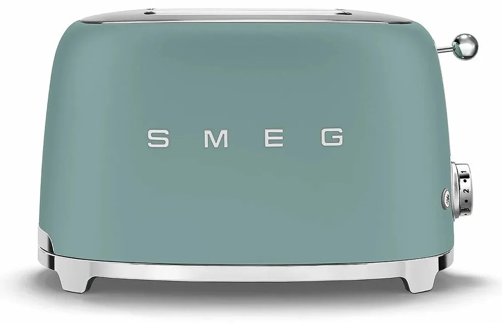 SMEG 50's Retro Style toustovač 2x2 950W matný zelený - Smeg