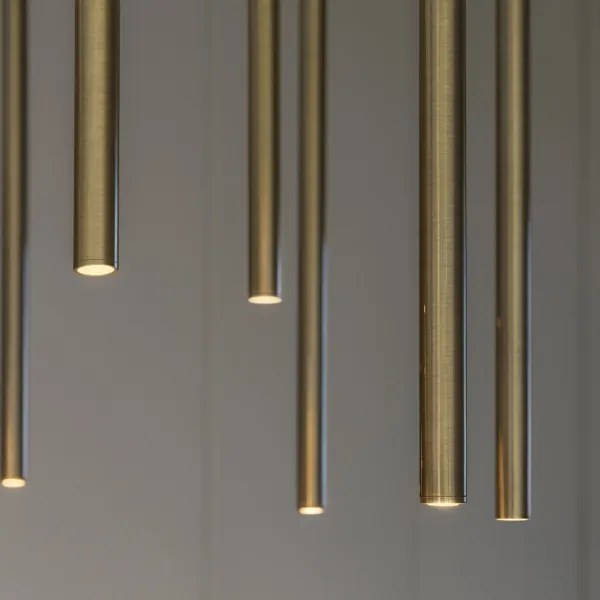 Lustră LED pe cablu Ideal Lux FILO LED/25W/230V alamă