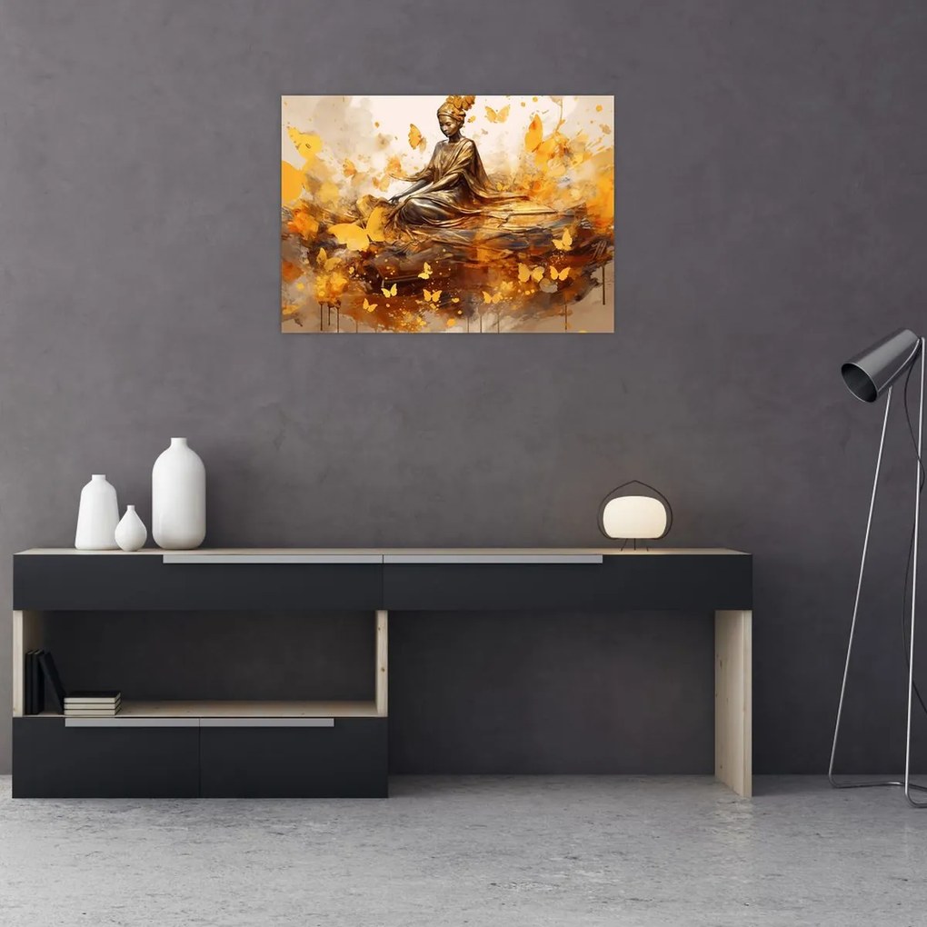 Tablou pe sticlă - Vindecătorul (70x50 cm)