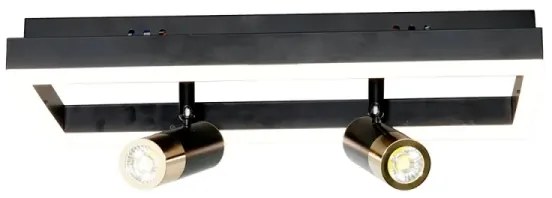 Plafonieră LED dimabilă LED/50W/230V 3000-6500K negru + telecomandă