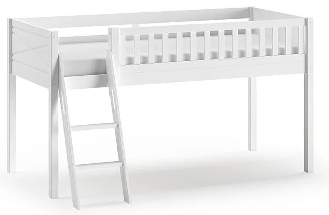 SCOTT PAT SEMI-INALT H115CM CU SCARĂ 90 X 200 CM ALB