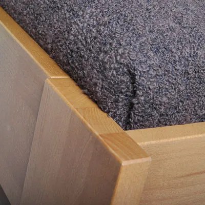 Pat de o persoană 90 cm Neoma (masiv). Promo -10%. 745001