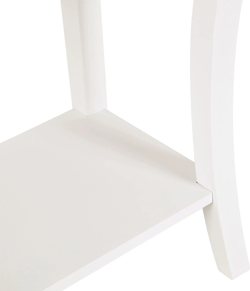 HOMCOM Consolă pentru Hol cu Raft Depozitare și Design Modern, 100x33x75 cm, Alb | Aosom Romania