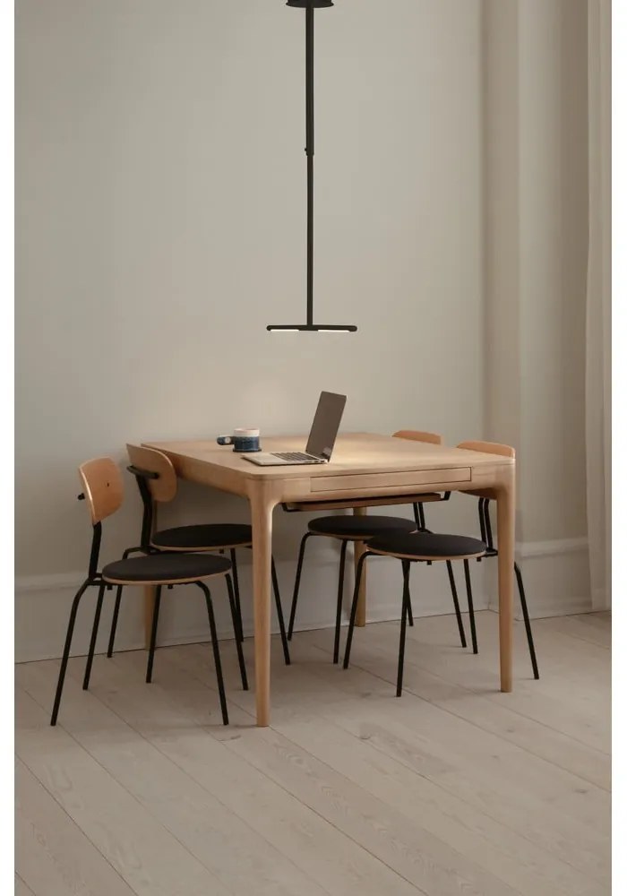 Lustră neagră LED din metal cu abajur din metal Omni Ceiling – UMAGE