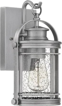 Quintiesse BOOKER S QN-BOOKER-S-IA - Aplică de perete pentru exterior, 1xE27/60W/230V IP44, crom mat