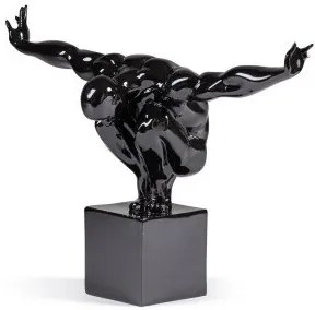 Statueta decorativa STATUE ATHLETE MUSKELN 45 SCHWARZ