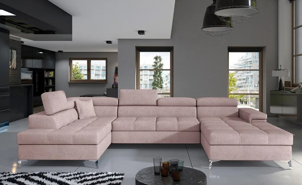Coltar living extensibil Eduardo – L345 x l202 x h90 cm