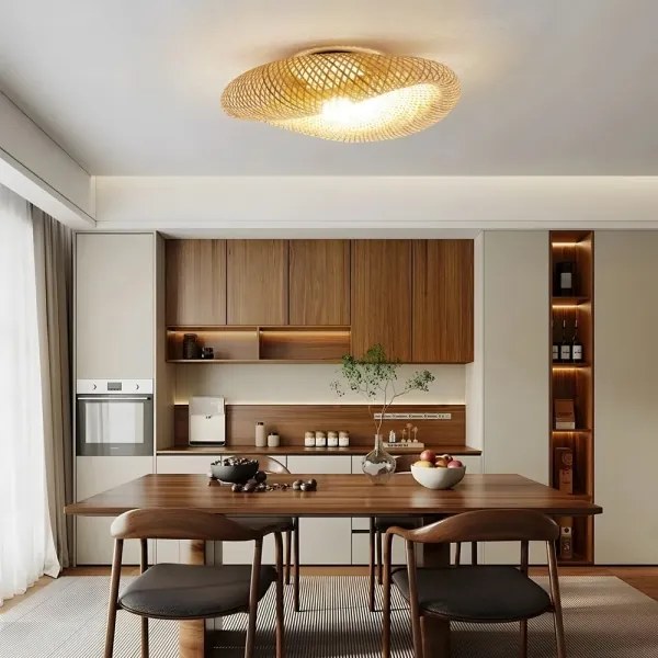 Immax 08299L - Lampă de tavan BOHO HILO 1xE27/40W/230V Ø 80 cm