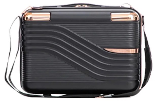 TraveLux Urban călătorie umed sac cu capac dur 23x30x14 cm negru