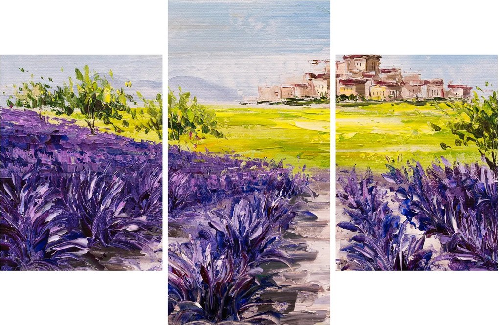 Tablou - Provence, Franța, pictură în ulei (90x60 cm)