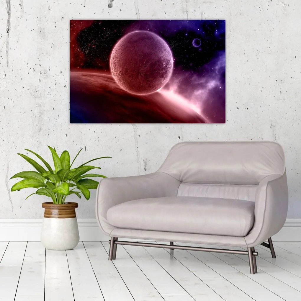 Tablou - Planetă (90x60 cm)
