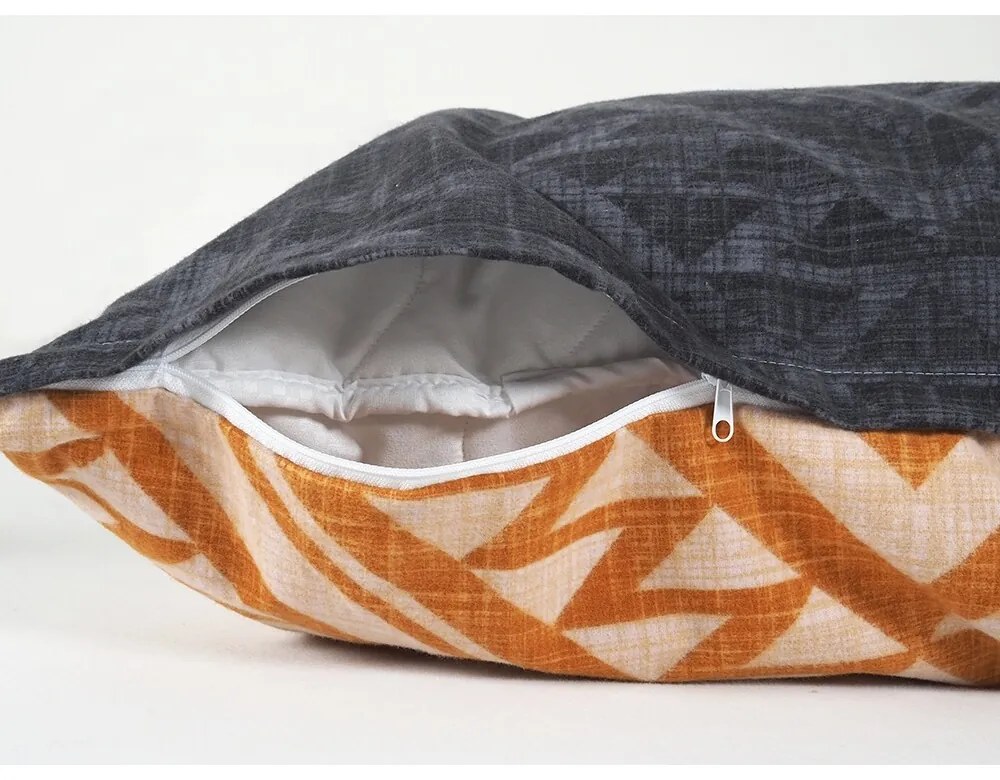 B.E.S. Petrovice Lenjerie de pat din flanel EtnicTerra, 140 x 200 cm, 70 x 90 cm