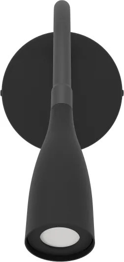 Eglo 901781 - Lampă de perete flexibilă LED cu USB OLIVANDINO, 3,8 W, 230 V, negru