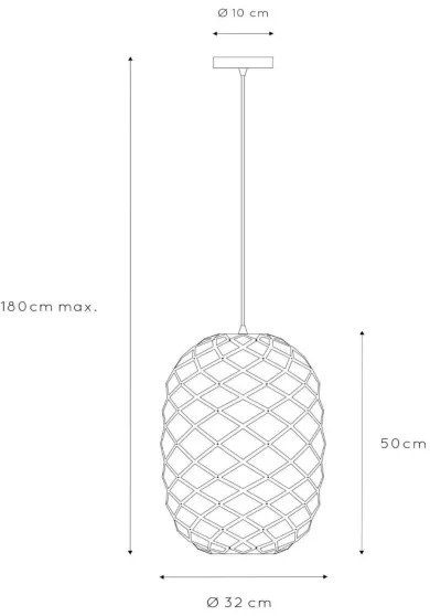 Lustră pe cablu WOLFRAM 1xE27/60W/230V neagră Lucide 21417/32/30
