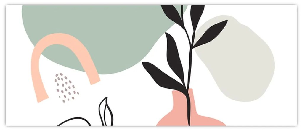 Tablou - Flori într-o vază N⁰3 (120x50 cm)