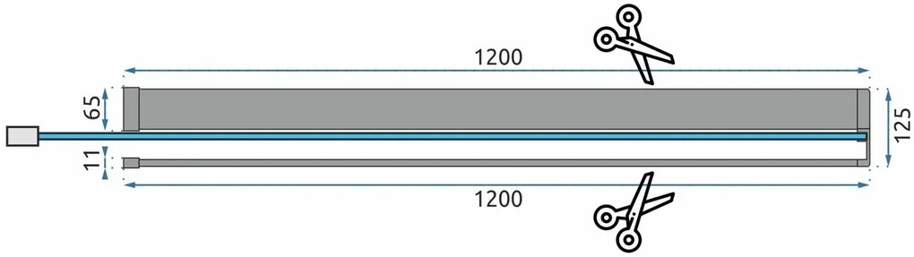 Paravan de dus Aero Transparent N 100cm, Rea