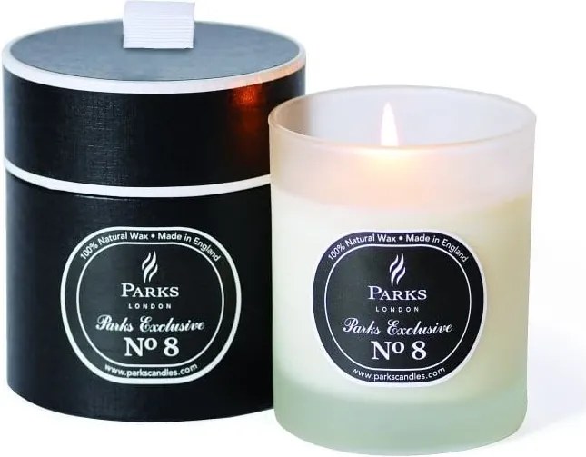 Lumânare parfumată Parks Candles London Exclusive, aromă de lemn și patchouli, durată ardere 50 de ore