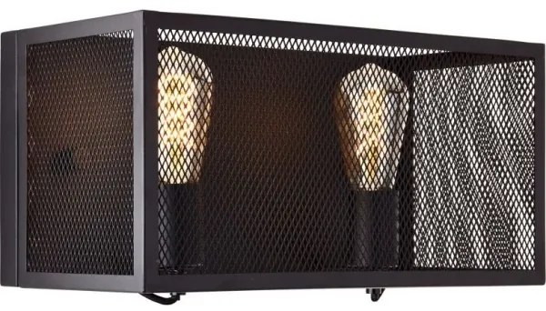 Aplică Brilliant MAZE 2xE27/40W/230V negru