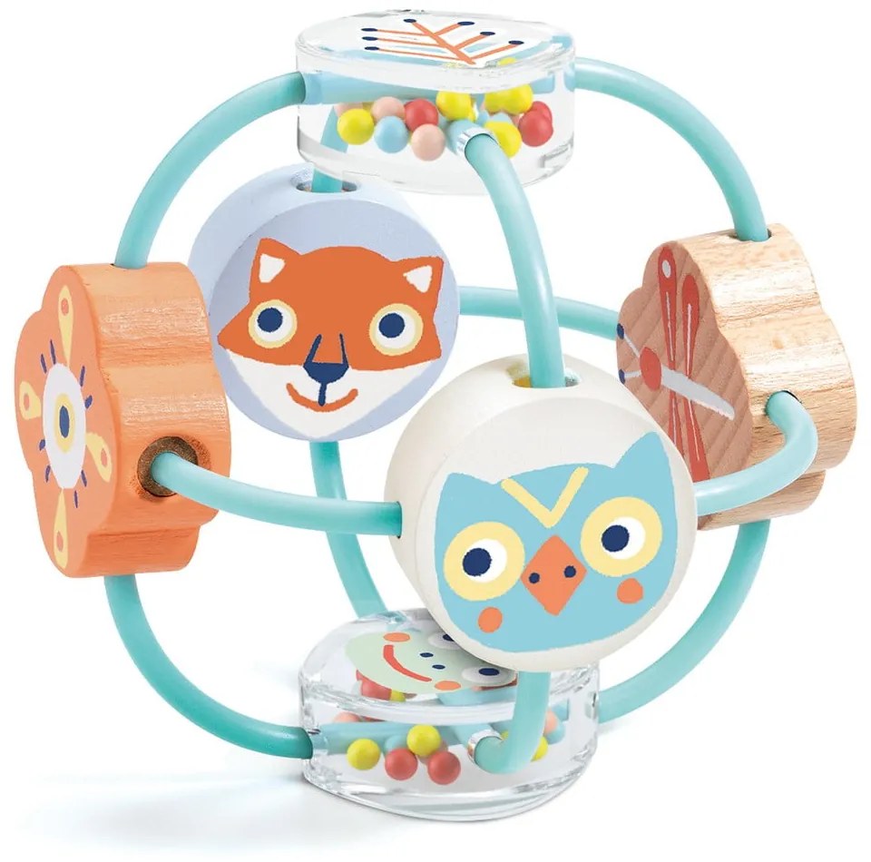 Jucărie zornăitoare din lemn Djeco BabyBali