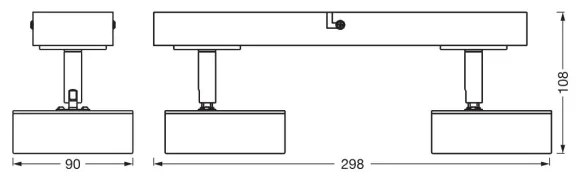 Spot LED Ledvance DECOR PLUTO 2xLED/4,8W/230V
