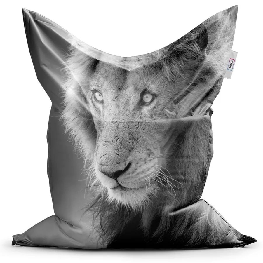 Sac de șezut Classic pui de leu, gri