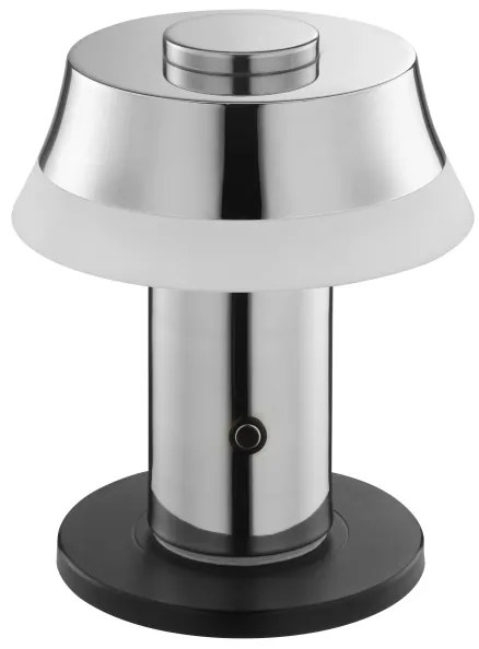 Brilliant - Lampă de masă LED tactilă, dimabilă și reîncărcabilă KINICH LED/2,5W/5V 2700K crom lucios