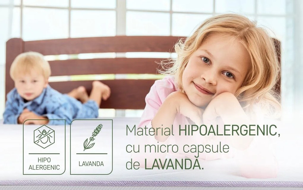 Saltea Green Future, Lavanda Therapy 14+2, Memory Arctic Gel, Super Ortopedica, Anatomica, 160x200 cm