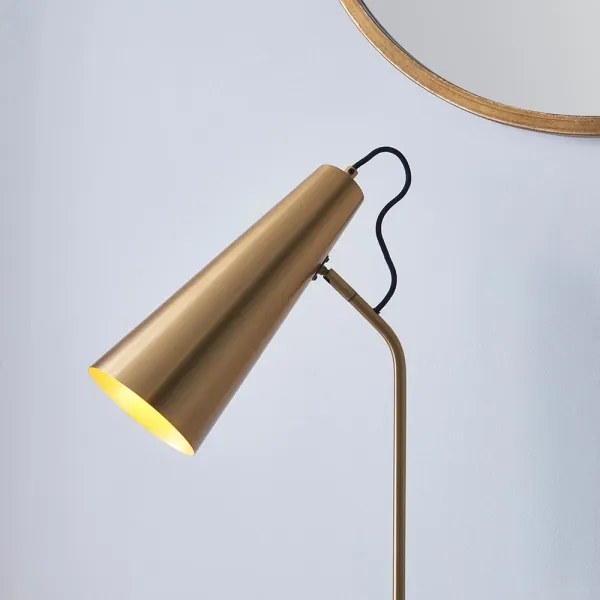 Endon KARNA 107527 - Lampă de masă 1xE27/10W/230V, alamă