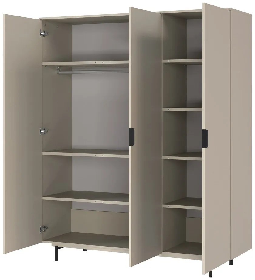 Șifonier de copii gri 158x190x54 cm Tomino – Germania