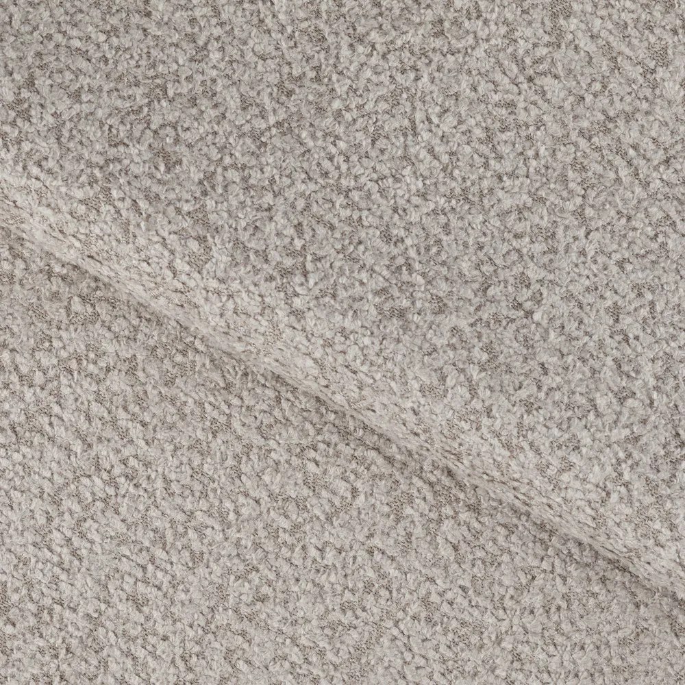 Colțar bej extensibil cu tapițerie din țesătură bouclé (cu colț pe partea dreaptă/în formă de "U") Feraria – ELTAP