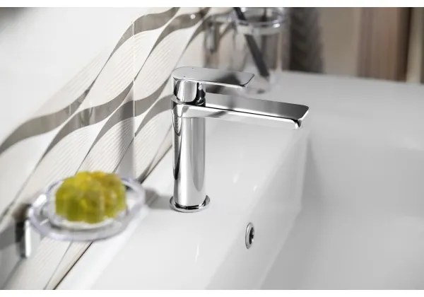 Baterie de lavoar Aqualine DAPHNE 15,5 cm crom lucios