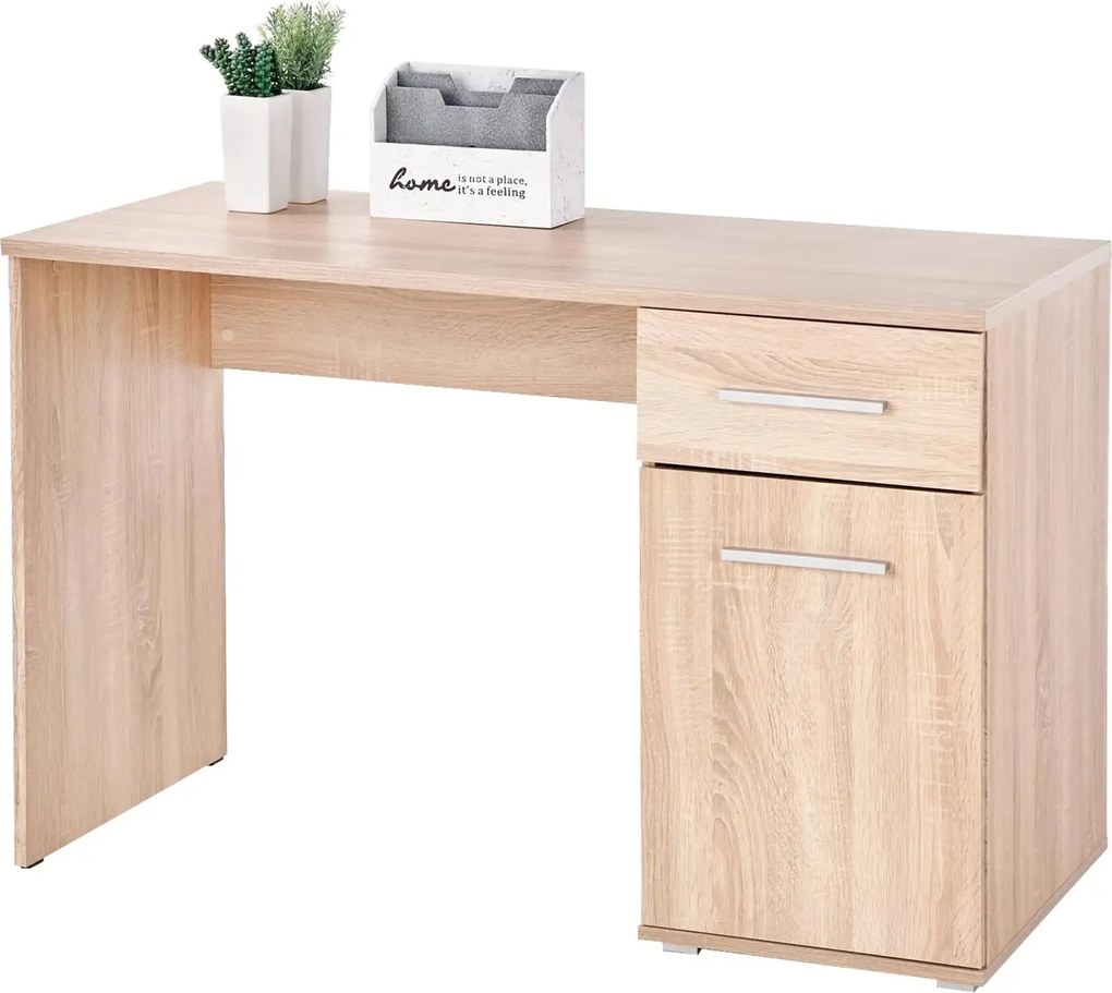 Birou Lima B1, stejar sonoma, PAL melaminat, 120X55X77 CM