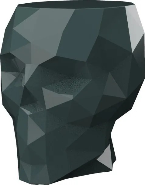 Taburete exterior/interior design decorativ SKULL STOOL, lucios