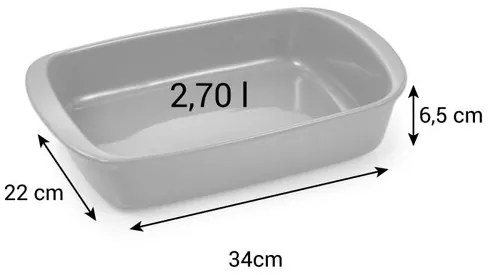 Tescoma Tigaie pentru gratinat DELÍCIA, 34 x 22 cm, L