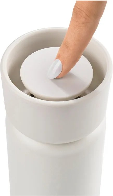 Cană termos bej din oțel inoxidabil 650 ml Singles – Zone