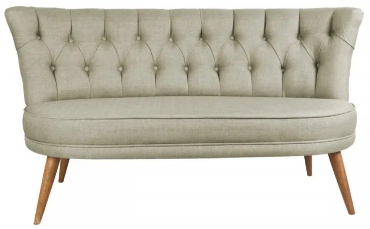 Canapea 2 Locuri, Lemn Solid, Richland Loveseat, Gri