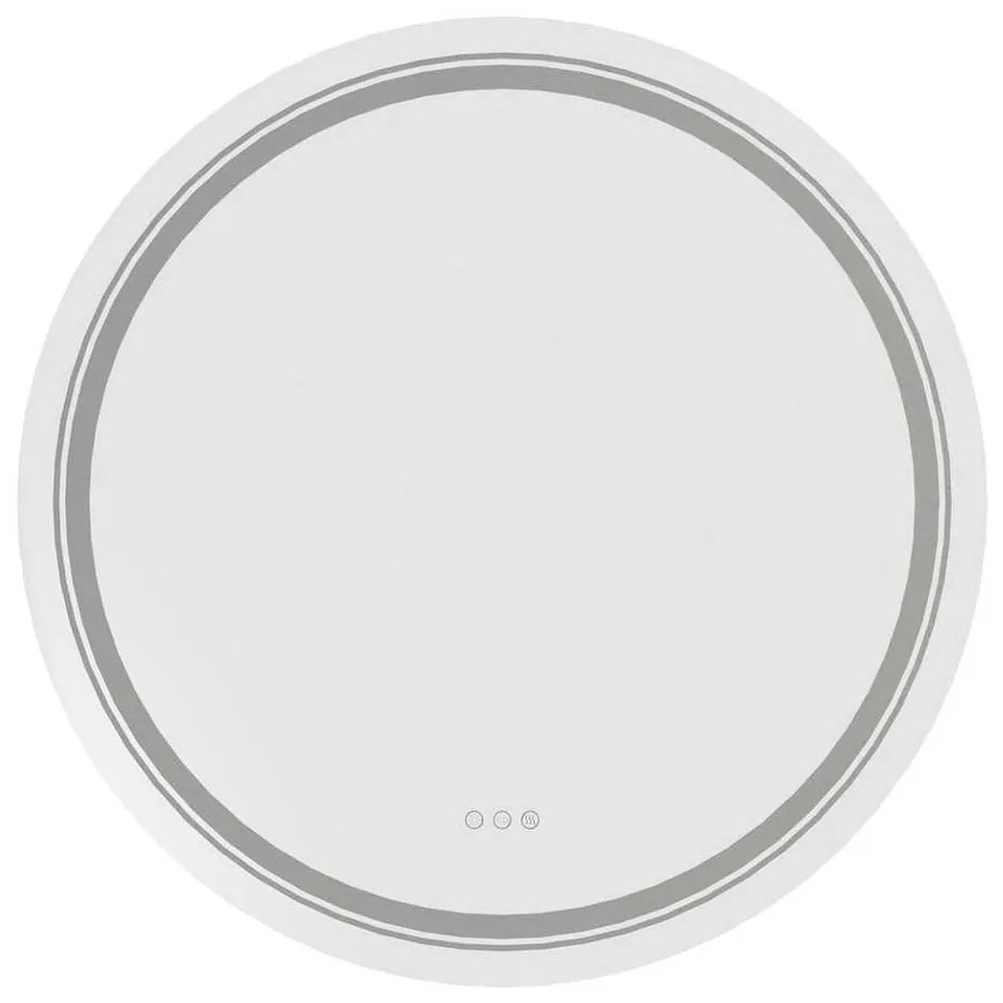 Oglindă Amyra cu iluminare LED 60 cm, argint