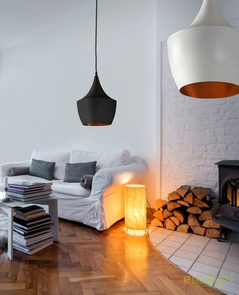 Pendul modern design nordic ORIENT negru/auriu