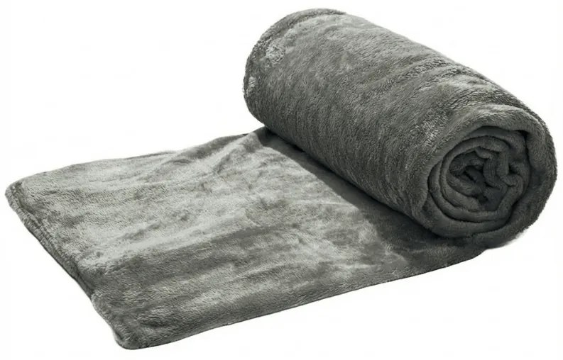 Patura din microplus CALMI 150x200 cm gri