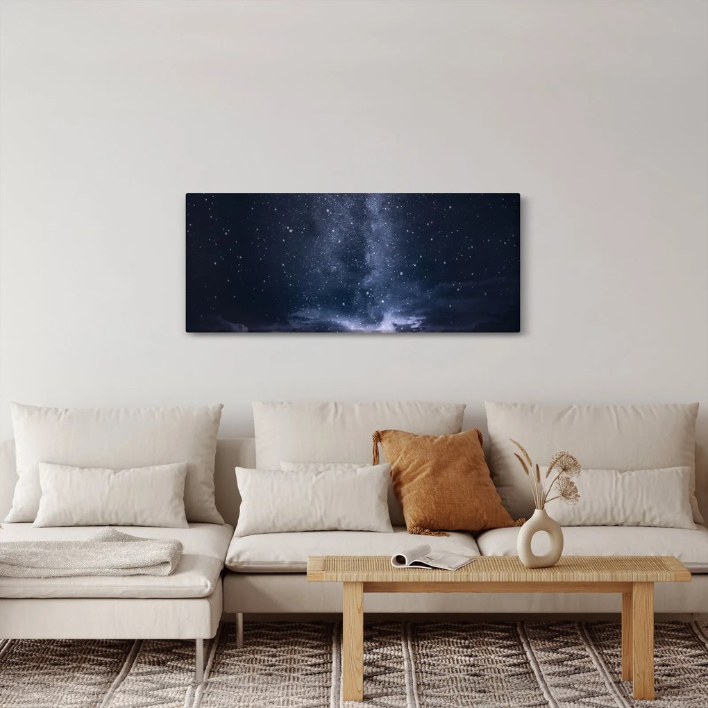 Tablou cerului plin de stele (120x50 cm)