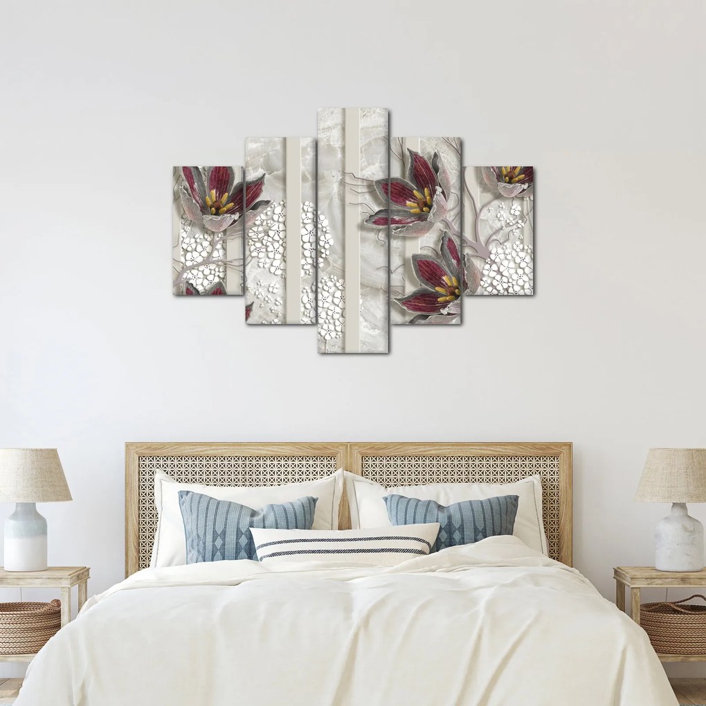 Tablou - Flori decorative (150x105 cm)