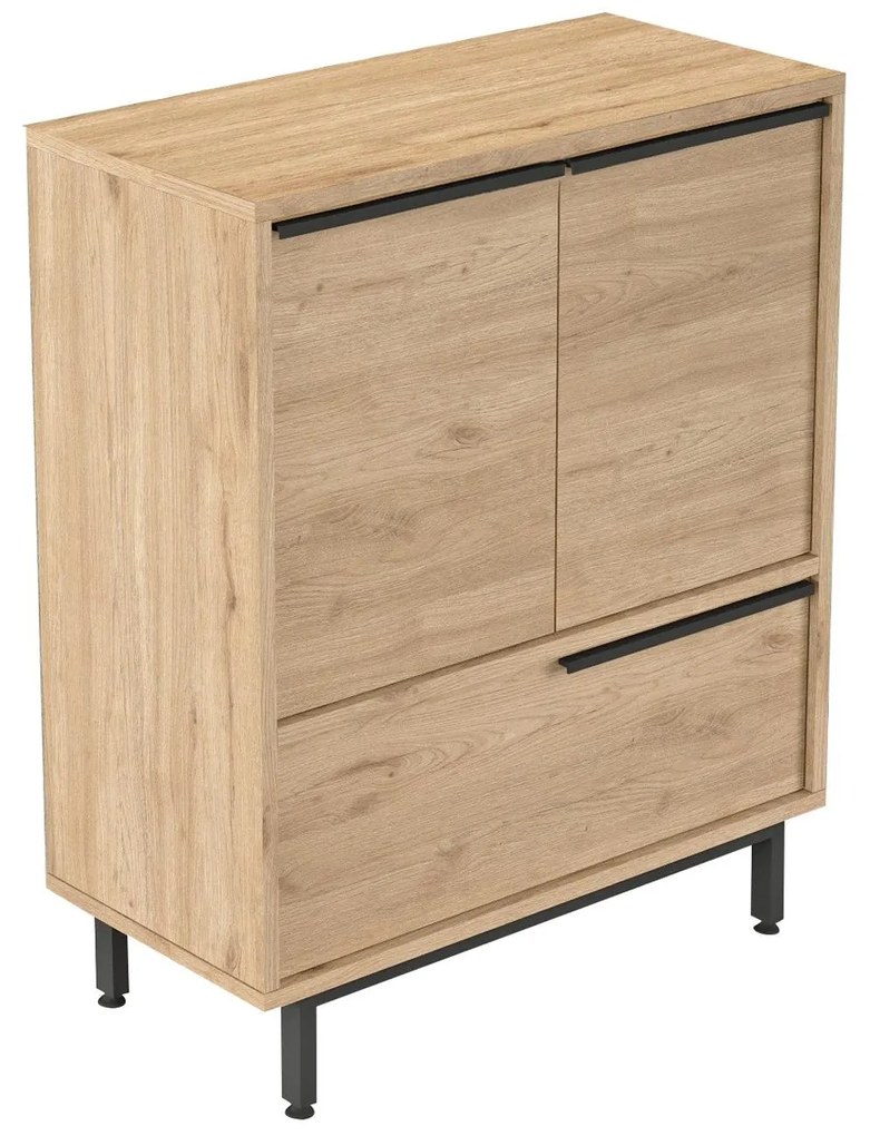 Dulap cu rafturi Bulelo 3 (nuc). 1094294