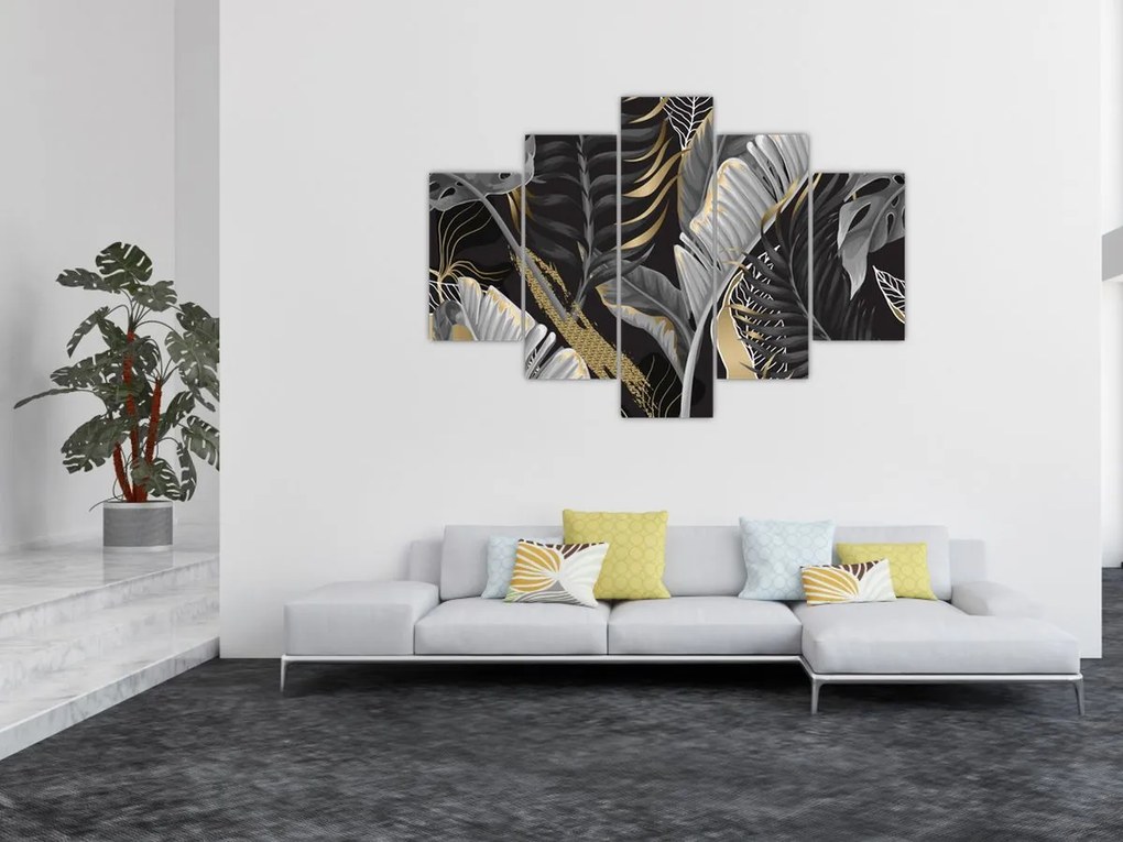 Tablou - Jungla de aur (150x105 cm)