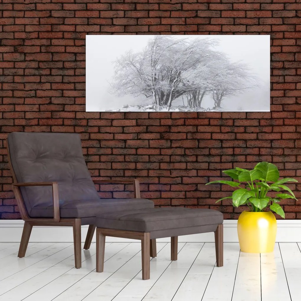 Tablou - Iarnă albă (120x50 cm)