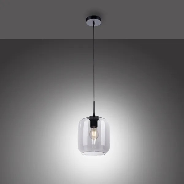 Lustră pe cablu Paul Neuhaus 2002-25 SHITAKE 1xE27/10W/230V d. 20 cm gri