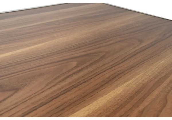 Masă pliabilă de tabără maro/crom