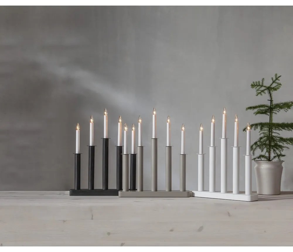 Decorațiune luminoasă de Crăciun albă Plate – Star Trading