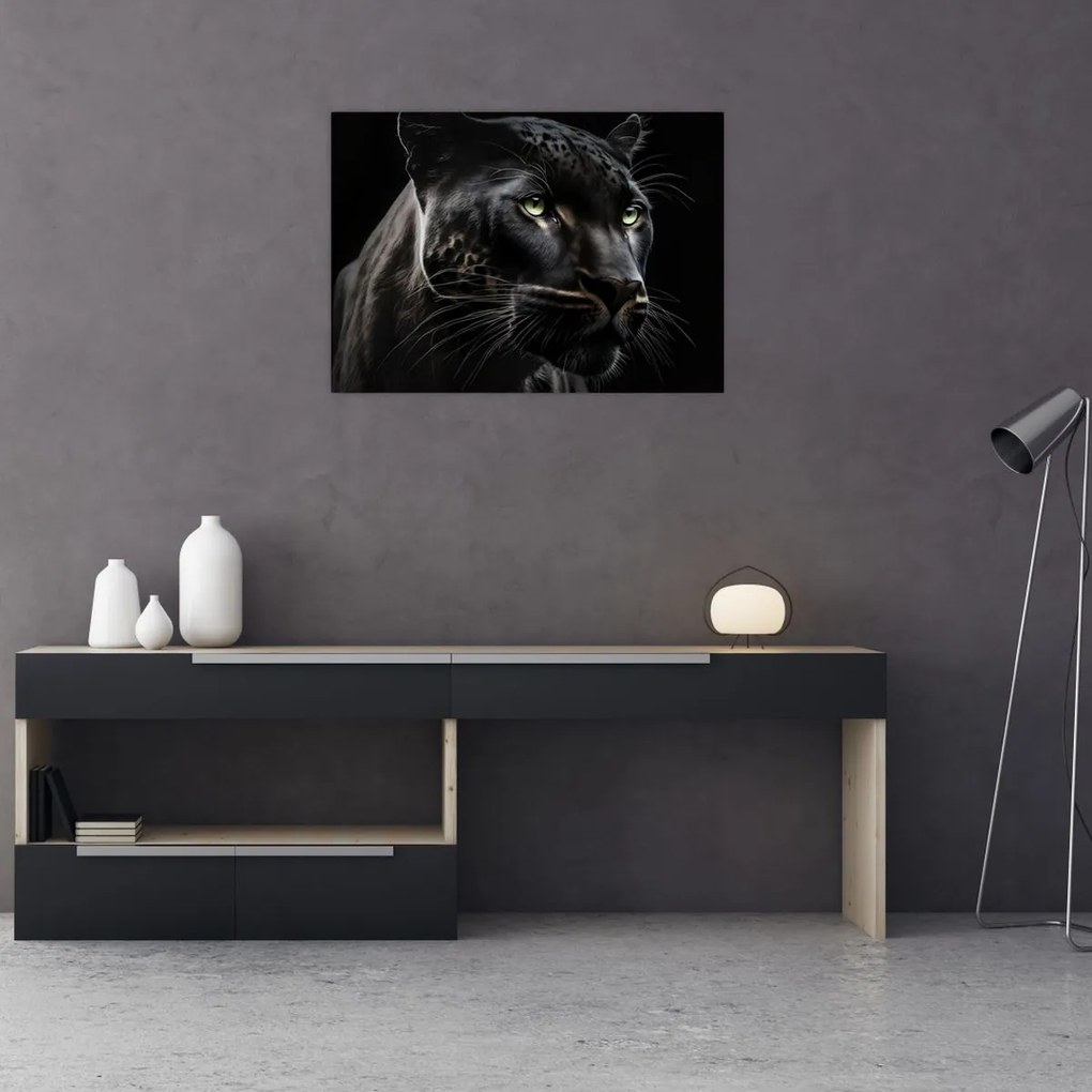 Tablou - Pantera Neagră (70x50 cm)