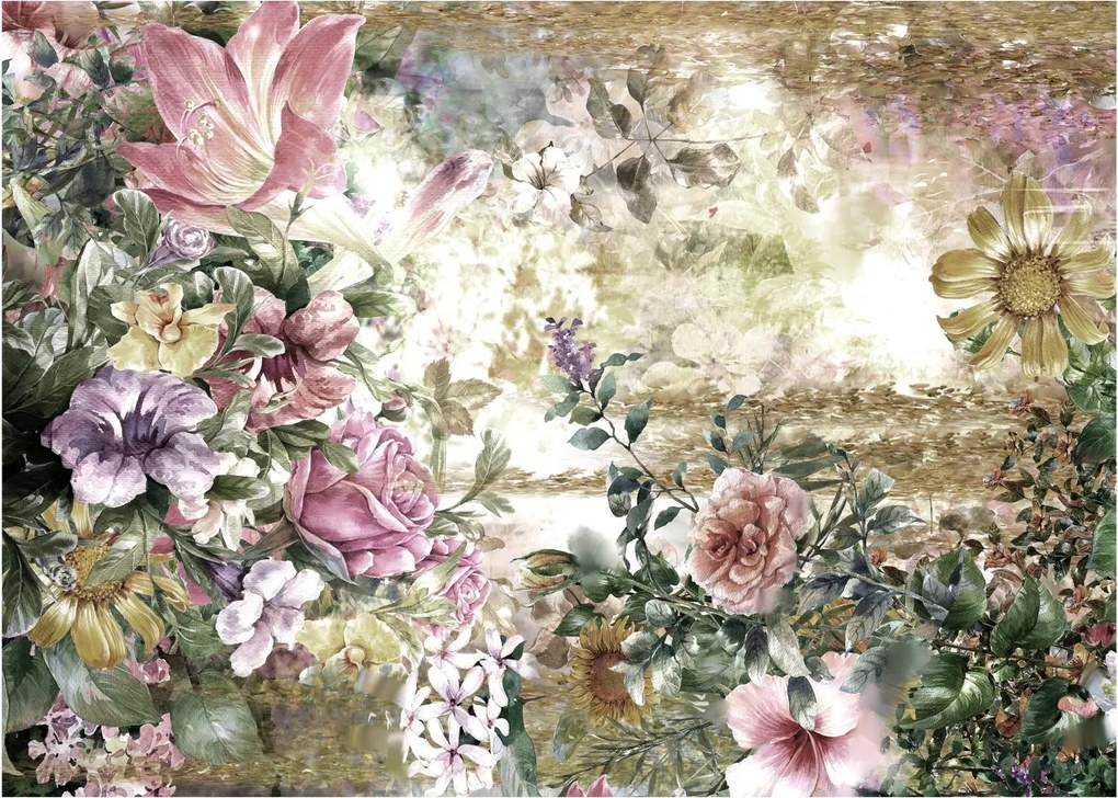 Tablou - Flori de design (70x50 cm)